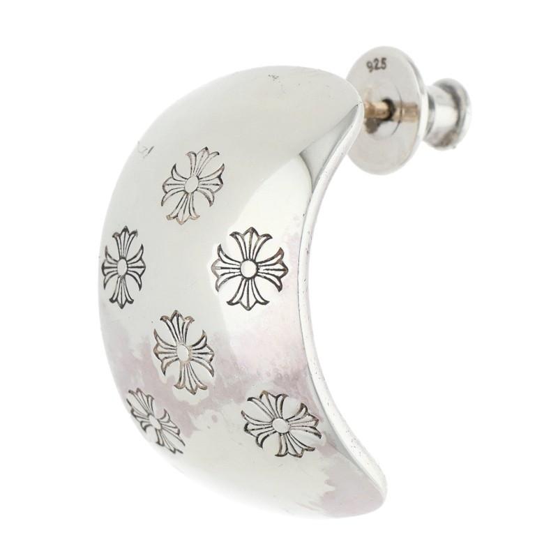 CHROME HEARTS クロムハーツ　CHプラス　ピアス　14K シルバー CHROME HEARTS（クロムハーツ） CHプラスベント シルバーピアス 中古