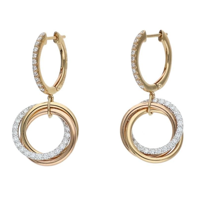 Cartier（カルティエ） トリニティ K18スリーカラーゴールドセミPAVE