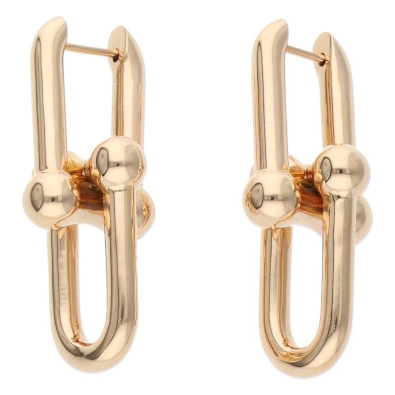 TIFFANY&Co.（ティファニー） ハードウェア ラージリンク ピアス 18KYG