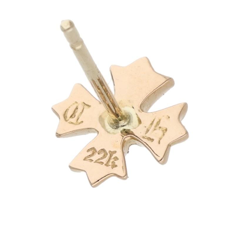 クロムハーツ CHプラススタッドピアス 22K CHROME HEARTS（クロムハーツ） 22K No2 CH PLS EMRLD 22K CHプラス