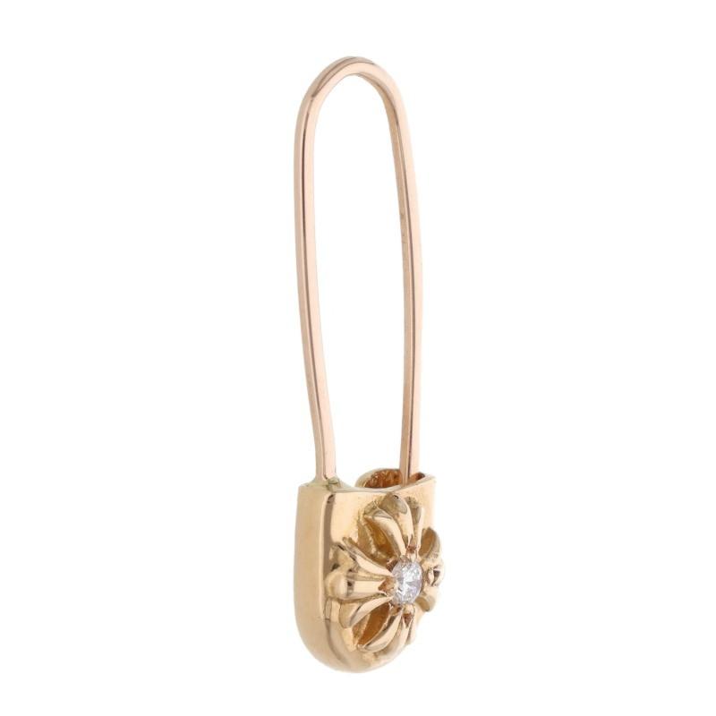 CHROME HEARTS（クロムハーツ） 22K ER SAFETY PIN DIA セーフティピン