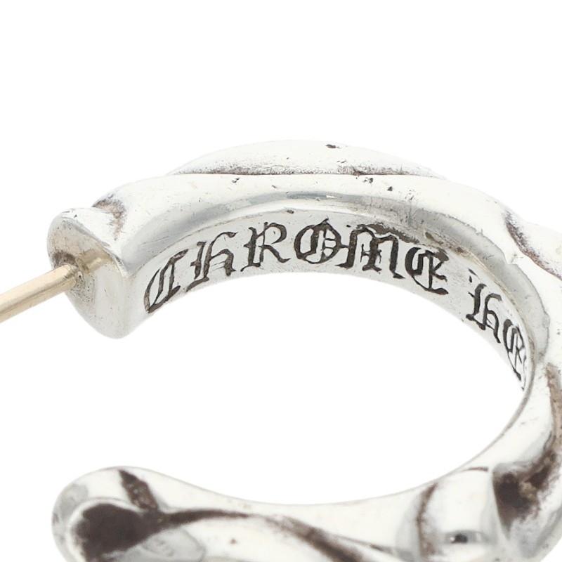シルバー925 ② スクロール ピアス クロムハーツ 好きに CHROME HEARTS（クロムハーツ） HOOP SCROOL 1 スクロールフープ