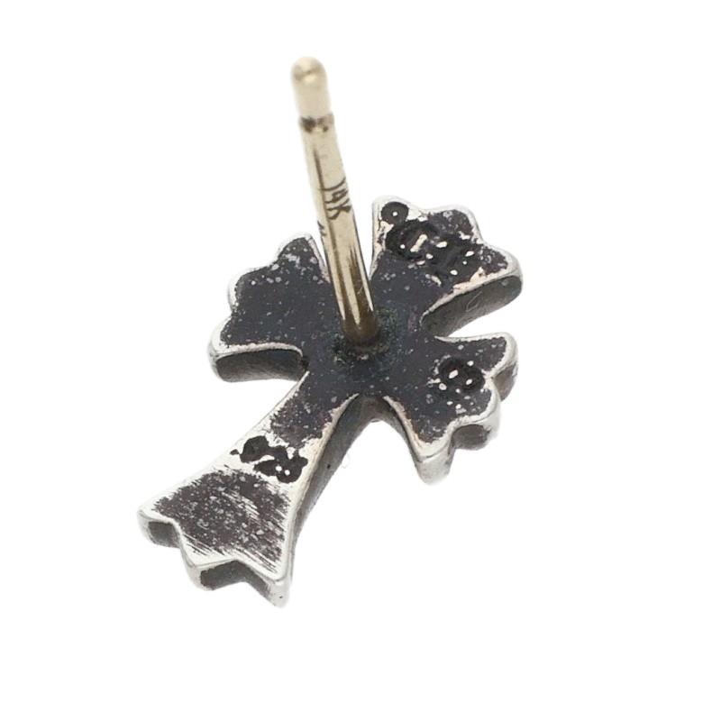 クロムハーツシルバーCH CRSS 2 FAT/CHクロスファットスタッド CHROME HEARTS（クロムハーツ） CH CRSS 2 FAT CHクロスファット