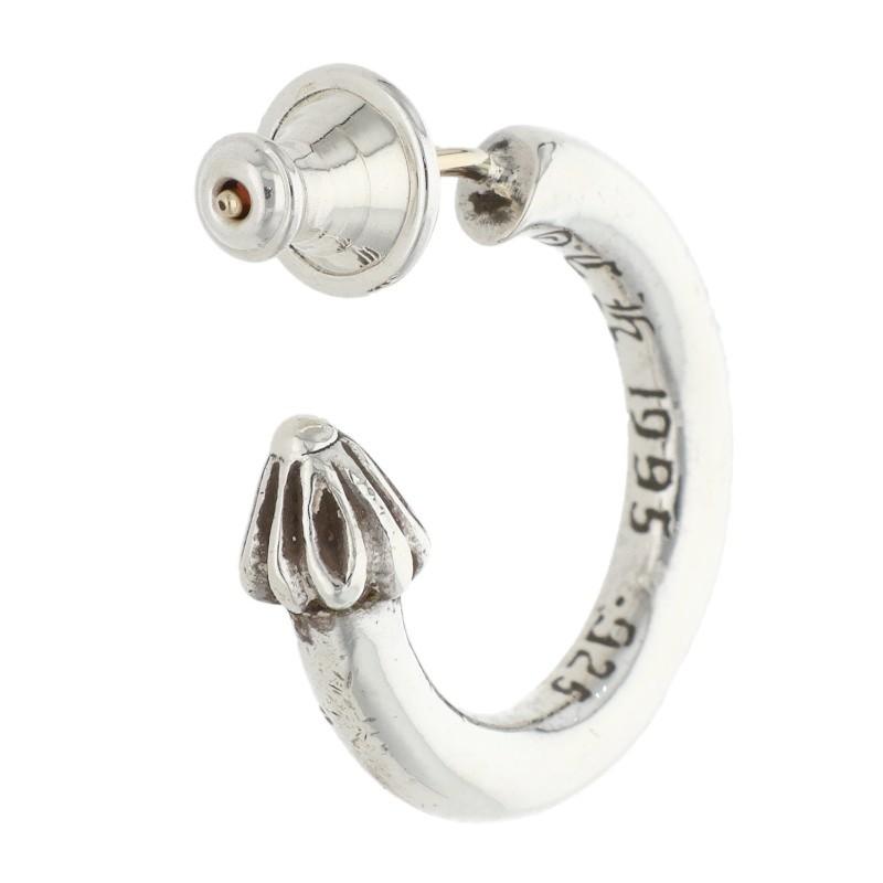CH (クロムハーツ) HOOP PLAIN プレーン フープピアス シルバー CHROME HEARTS（クロムハーツ） HOOP PLAIN プレーンフープ シルバー