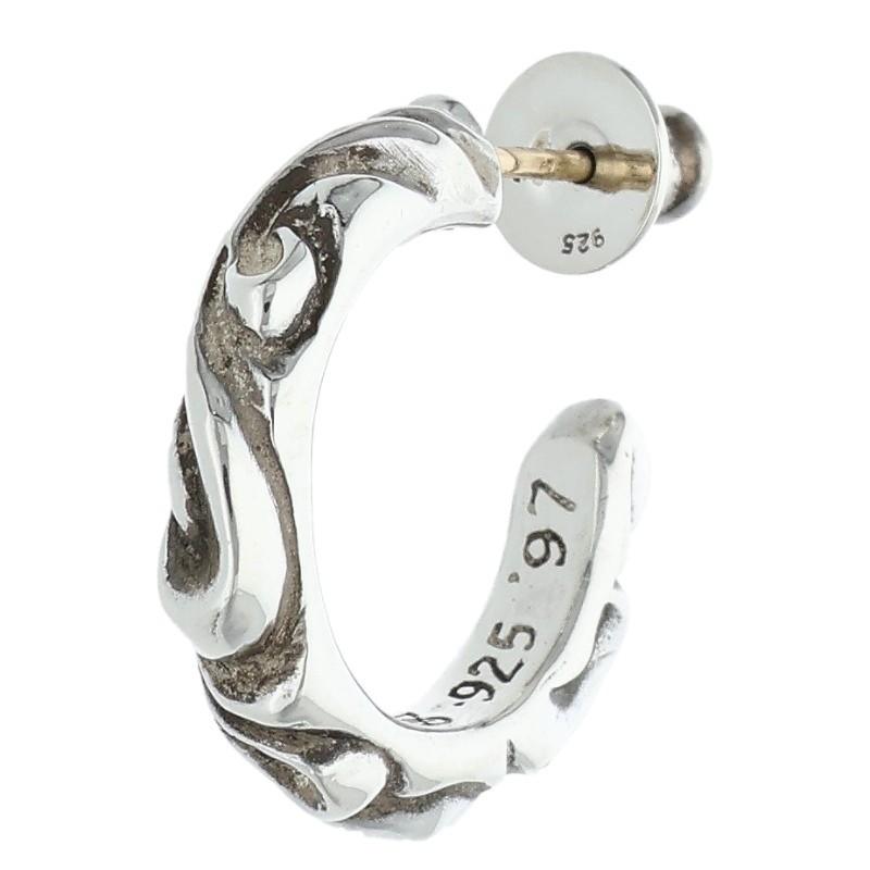 正規品Chrom hearts スクロールフープピアス CHROME HEARTS（クロムハーツ） HOOP SCROOL 1 スクロールフープ