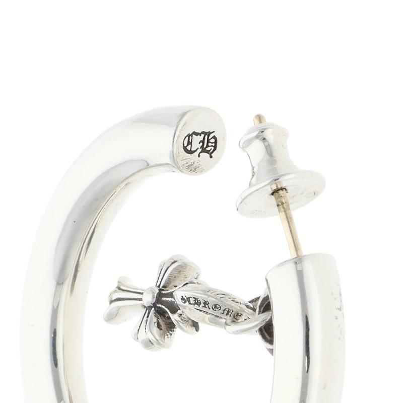 CHROME HEARTS（クロムハーツ） スタックCHクロスフープシルバーピアス