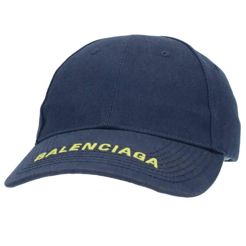 BALENCIAGA バレンシアガ キャップ ホワイト 刺繍 ロゴ コットン 帽子