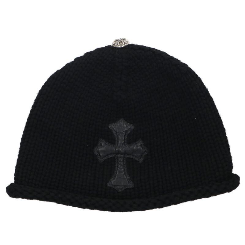 CHROME HEARTS クロムハーツ サイズ:ONE SIZE BEANIE CASH レザー  
