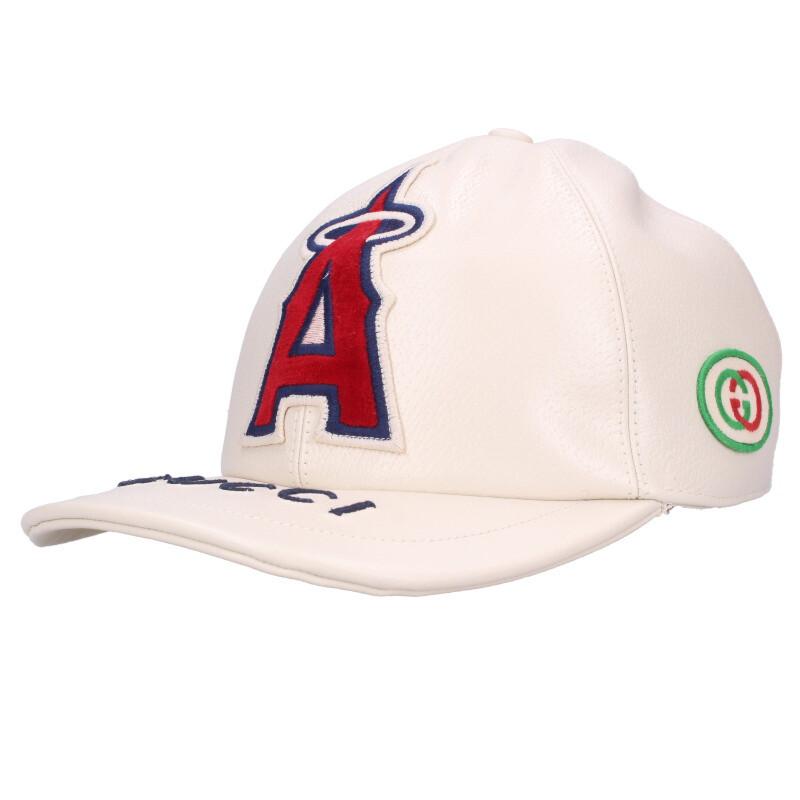 GUCCI グッチ サイズ:M/58cm 713786 4HAQ9 MLBエンブロイダリー