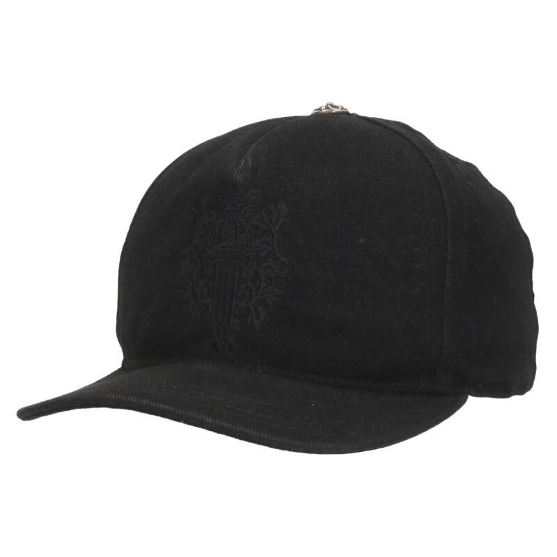 クロムハーツ サイズ:ONE SIZE  TRUCKER CAP デニムトラッカー ホースシューステッチデニム帽子 中古 OS06 CHROME HEARTS（クロムハーツ） 帽子 サイズ:ONE SIZE TRUCKER CAP