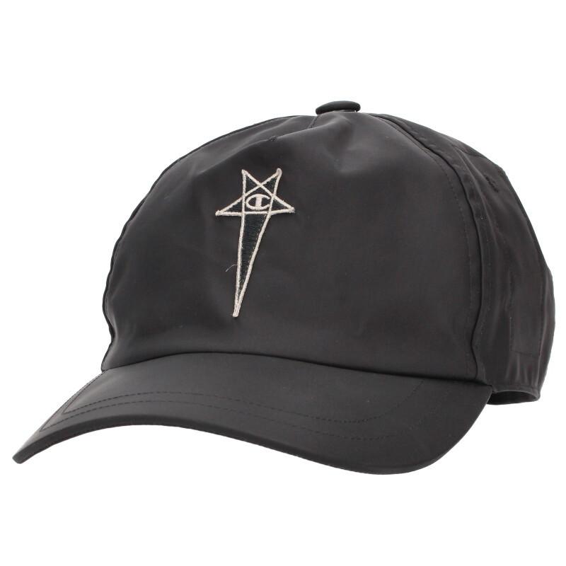 リックオウエンス  チャンピオン サイズ:ONE SIZE  CM01E6201-CHNY ロゴ刺繍ナイロンキャップ帽子 中古 BS99 Rick Owens（リック・オウエンス） チャンピオン サイズ:ONE SIZE