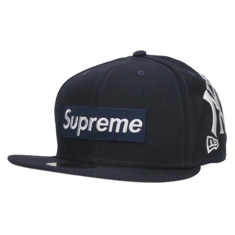 シュプリーム  ニューエラ サイズ:7.625  MLB Teams Box Logo Cap エンブロイダリー刺繍ベースボールキャップ 中古 BS99 Supreme（シュプリーム） 帽子 ニューエラ サイズ:7.625 MLB Teams Box