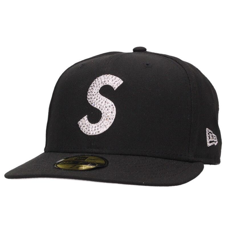 シュプリーム ×スワロフスキー SWAROVSKI  25AW  S Logo New Era Sロゴラインストーンキャップ メンズ 7.625 Supreme（シュプリーム） キャップ スワロフスキー サイズ:7.625 25AW