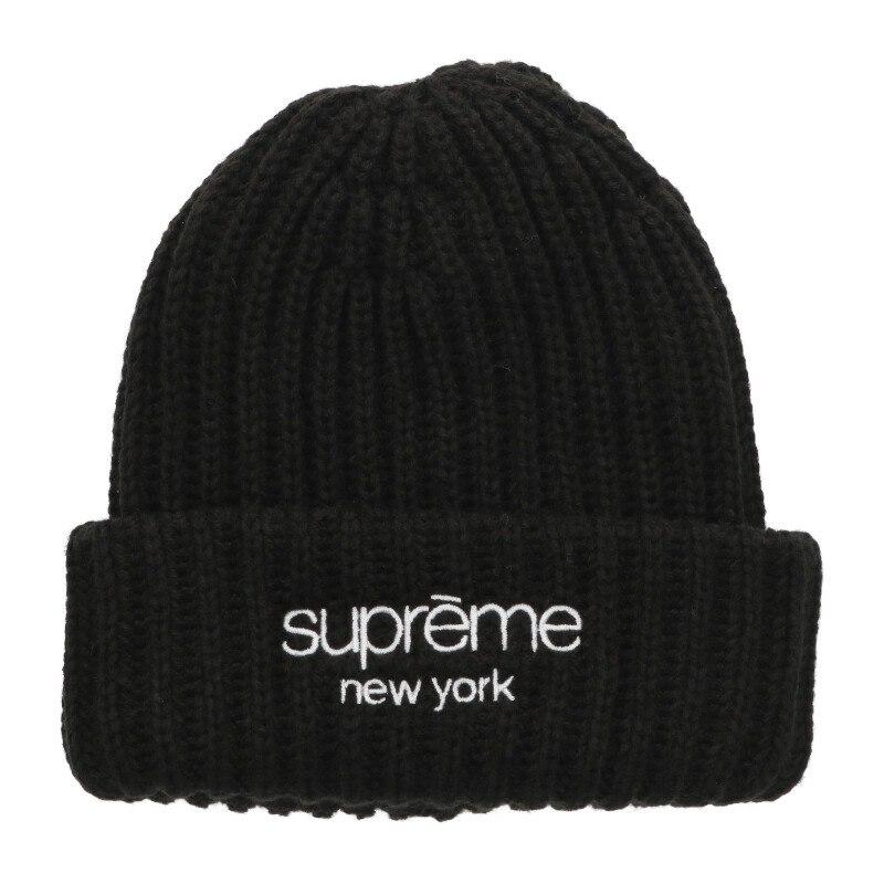 シュプリーム  25AW  Chunky Rib Classic Logo Beanie クラシックロゴチャンキーリブニット帽 メンズ Supreme（シュプリーム） 25AW Chunky Rib Classic Logo Beanie