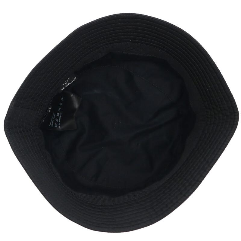 プラダ ハット 2HC137 Re Nylon バケットハット 三角ロゴ PRADA（プラダ） サイズ:XL 2HC137 三角ロゴプレートREナイロン