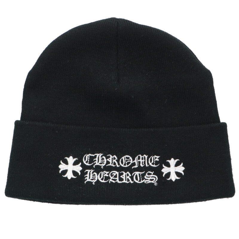 『最安値』クロムハーツ　WOOL WATCH CAP CH 刺繍ロゴ CHROME HEARTS（クロムハーツ） サイズ:ONE SIZE WOOL WATCH CAP