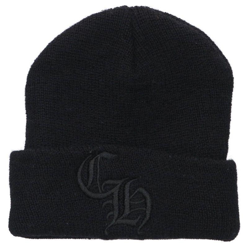 『最安値』クロムハーツ　WOOL WATCH CAP CH 刺繍ロゴ CHROME HEARTS（クロムハーツ） Wool Watch Cap CHロゴ刺繍ビーニー