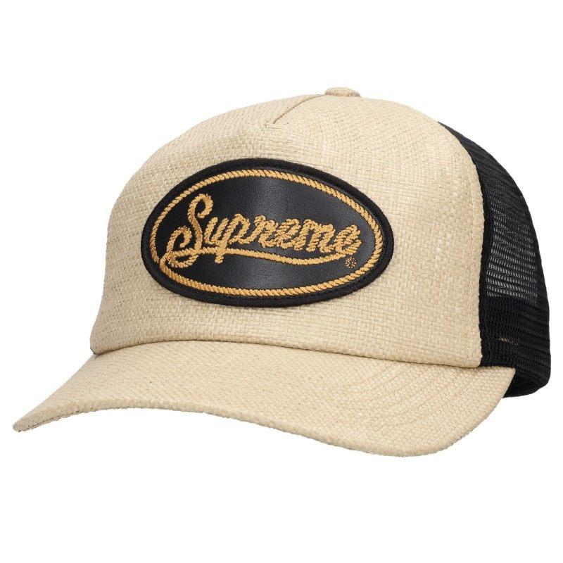 Supreme（シュプリーム） 26SS Raffia Mesh Back 5-Panel ラフィア