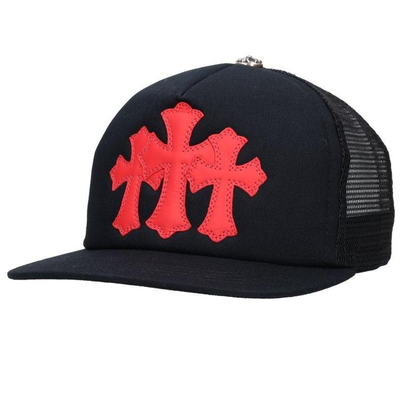CHROME HEARTS（クロムハーツ） TRUCKER CAP 3セメタリーレザーパッチ