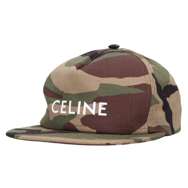 セリーヌ　キャップ CELINE（セリーヌ） サイズ:M 2AUU1494M ロゴカモフラベースボール