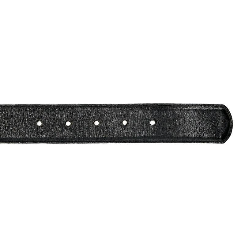 クロムハーツ Chrome Hearts 1.5 STRAP/1.5inchスクロールレーベルリベッツ サイズ:34 レザーベルト 中古