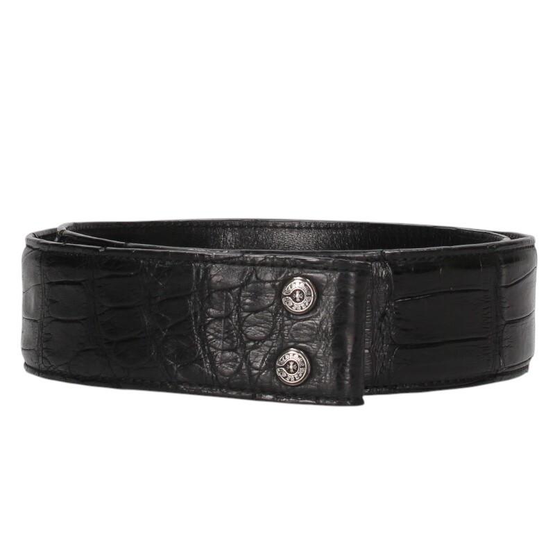 CHROME HEARTS クロムハーツ サイズ:32 1.5 STRAP ALLIGATOR 1.5