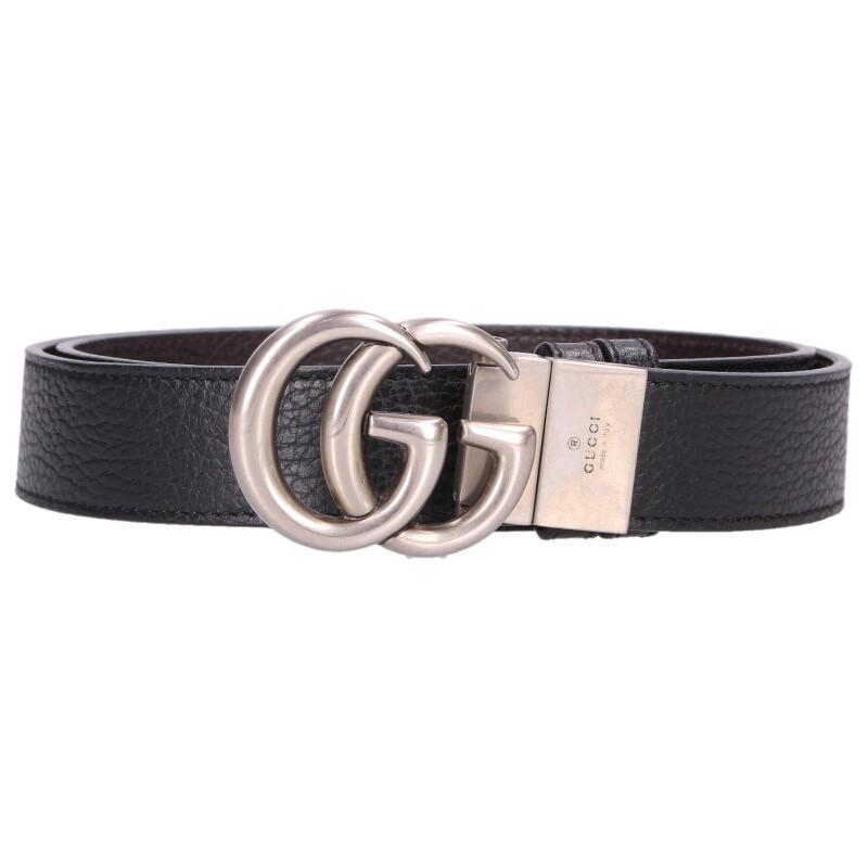GUCCI（グッチ） ベルト サイズ:90 525040 GGロゴバックルリバーシブル