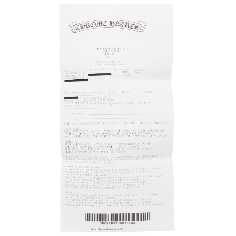 CHROME HEARTS クロムハーツ 財布 ゼロピラミッドスタッズ CHROME HEARTS クロムハーツ 財布 ゼロピラミッドスタッズ