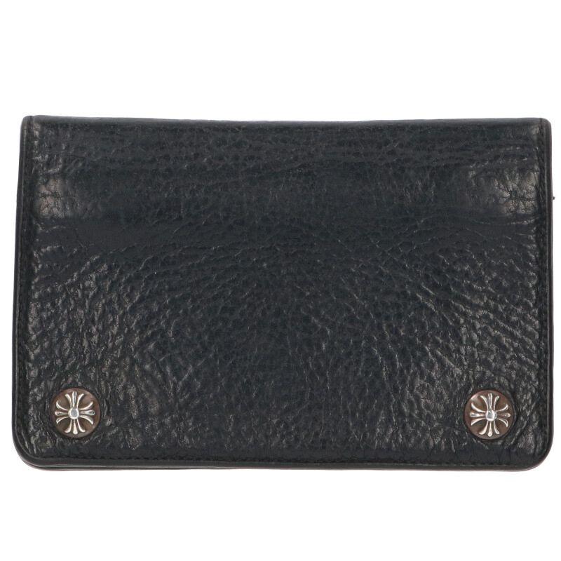CHROME HEARTSジッププロクロスボールボタンレザーウォレット CHROME HEARTS 2 Zip Cross Ball Button Leather Wallet クロムハーツ