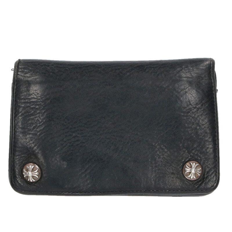CHROME HEARTS クロムハーツ 財布 2ZIP/2ジップ クロスボタン CHROME HEARTS クロムハーツ 財布 2ZIP/2ジップ クロスボタン