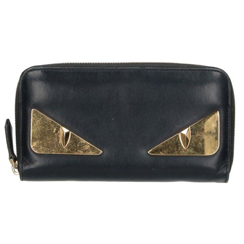 FENDI フェンディ 財布 7M0210 モンスターレザー長財布 中古 FENDI フェンディ 財布 7M0210 モンスターレザー長財布 中古