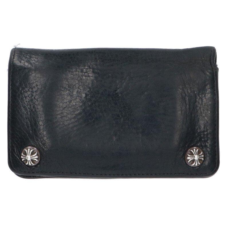 CHROME HEARTS クロムハーツ 財布 1ジップ クロスボールボタン CHROME HEARTS クロムハーツ 財布 1ジップ クロスボールボタン