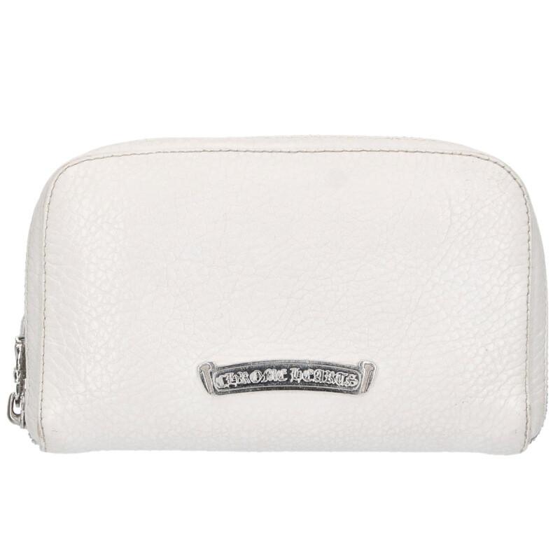 CHROME HEARTS クロムハーツ REC F ZIP MINI ミニラウンドジップレザー  