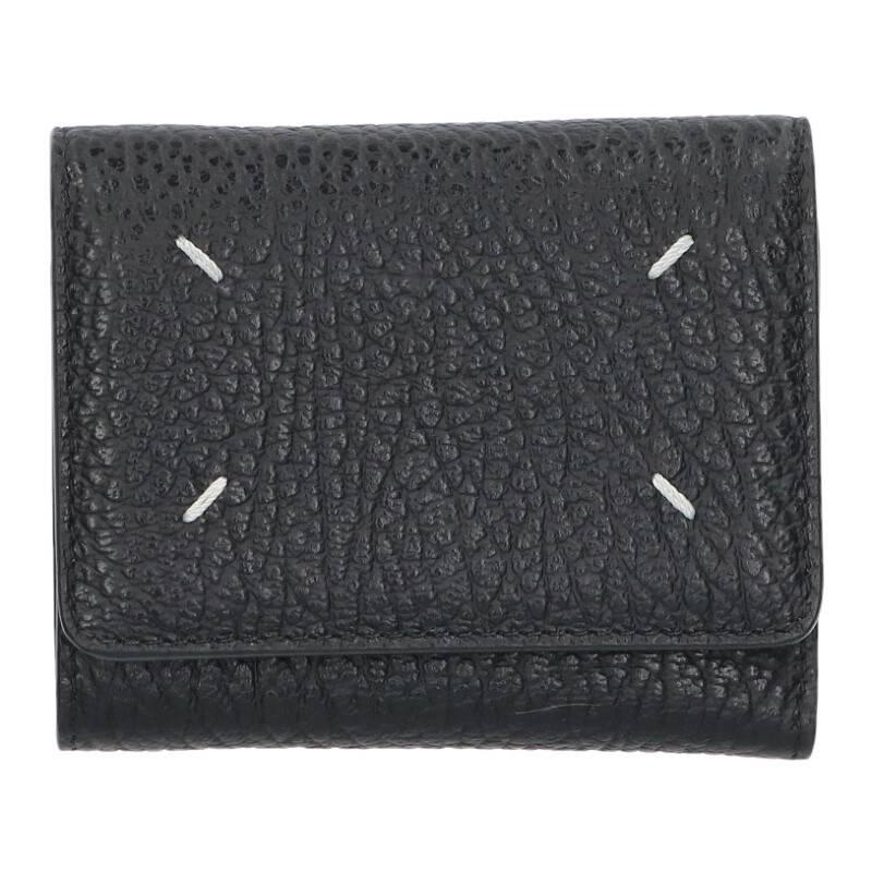 メゾンマルジェラ   SA3UI0010 4ステッチレザー三つ折り財布 中古 BS99 Maison Margiela（メゾンマルジェラ） SA3UI0010 4ステッチ3つ折り