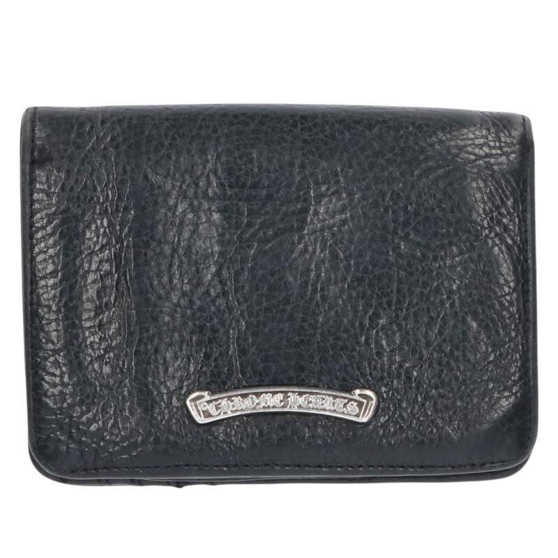 クロムハーツ   JOEY ジョーイ レザーウォレット財布 中古 SJ02 CHROME HEARTS（クロムハーツ） 財布 JOEY ジョーイ レザーウォレット
