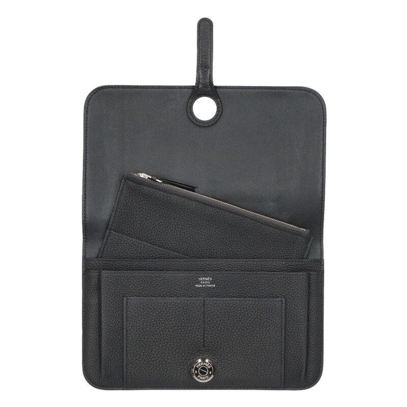 エルメス  ドゴンデュオ X刻印 SV金具 トゴ財布 メンズ HERMES（エルメス） 財布 ドゴンデュオ X刻印 SV金具 トゴ財布 中古
