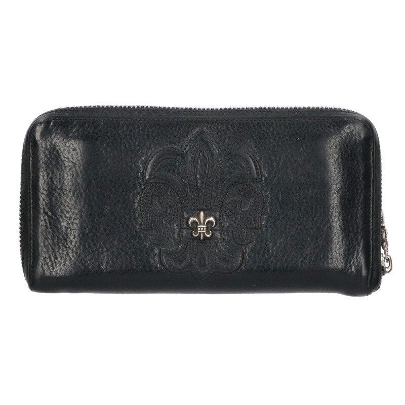 クロムハーツ　REC F ZIP BSフレア　ウォレット CHROME HEARTS（クロムハーツ） 財布 REC F ZIP BS BSフレア装飾