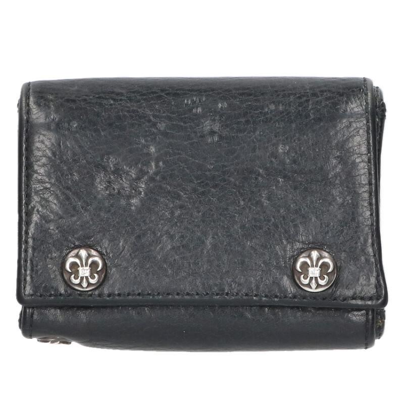 CHROME HEARTS（クロムハーツ） 財布 3FOLD 3フォールド フレアボタン 
