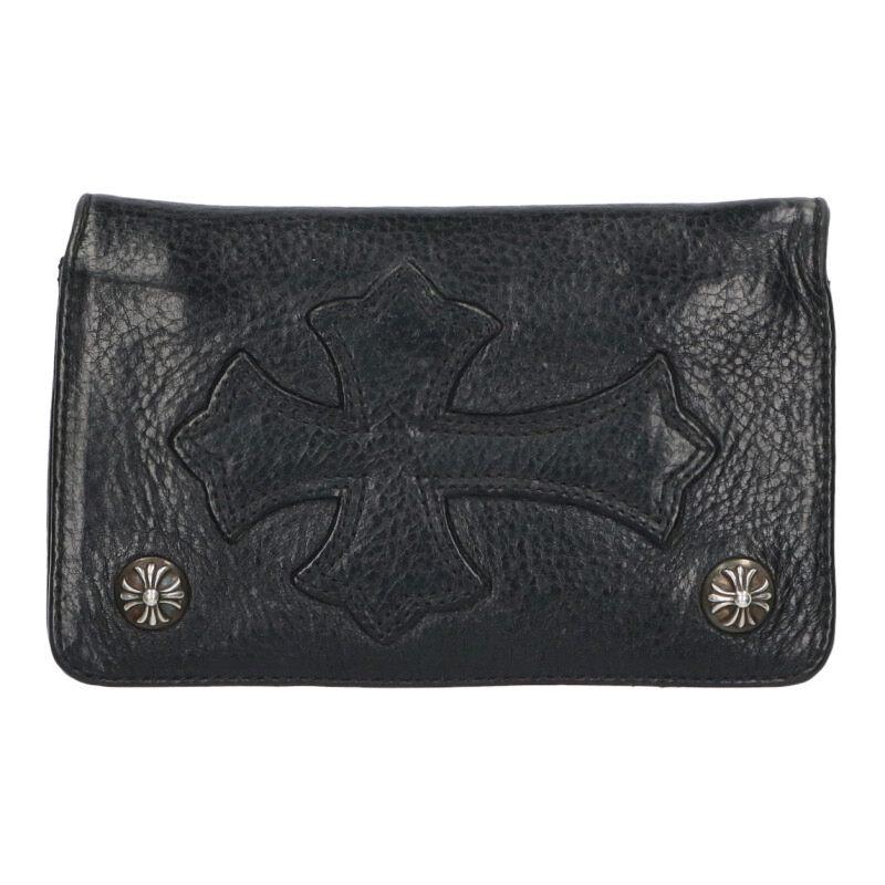 新品　1ZIPウォレット　クロスパッチ　財布　並行輸入品 CHROME HEARTS（クロムハーツ） 財布 1ZIP CROSS PATCH 1ジップ クロス