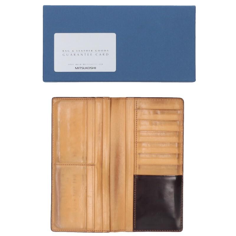 オオバセイホウ コードバン製二つ折り長財布 中古 BS99 : RINKAN