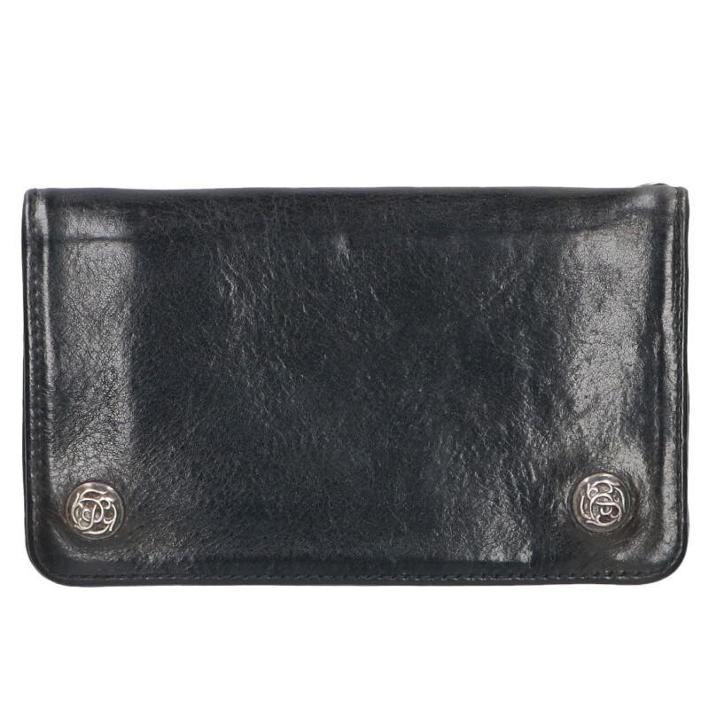CHROME HEARTS（クロムハーツ） 財布 1ZIP フローラルボタンレザー