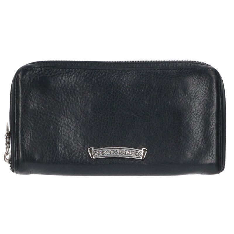 クロムハーツ REC F ZIP ラウンドジップ レザー ウォレット 財布 CHROME HEARTS（クロムハーツ） REC F ZIP ラウンドジップレザー