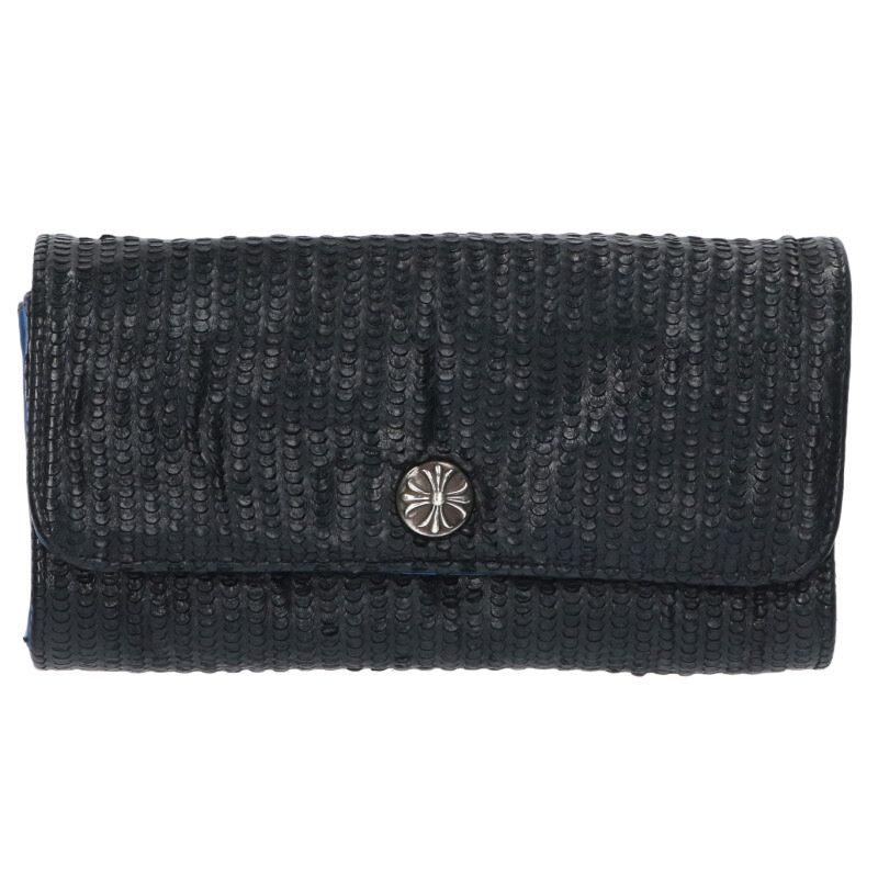 クロムハーツ  JUDY NOVELTY/ジュディノベルティ クロスボールボタンボタンノベルティレザーウォレット財布 メンズ CHROME HEARTS（クロムハーツ） JUDY NOVELTY ジュディノベルティ