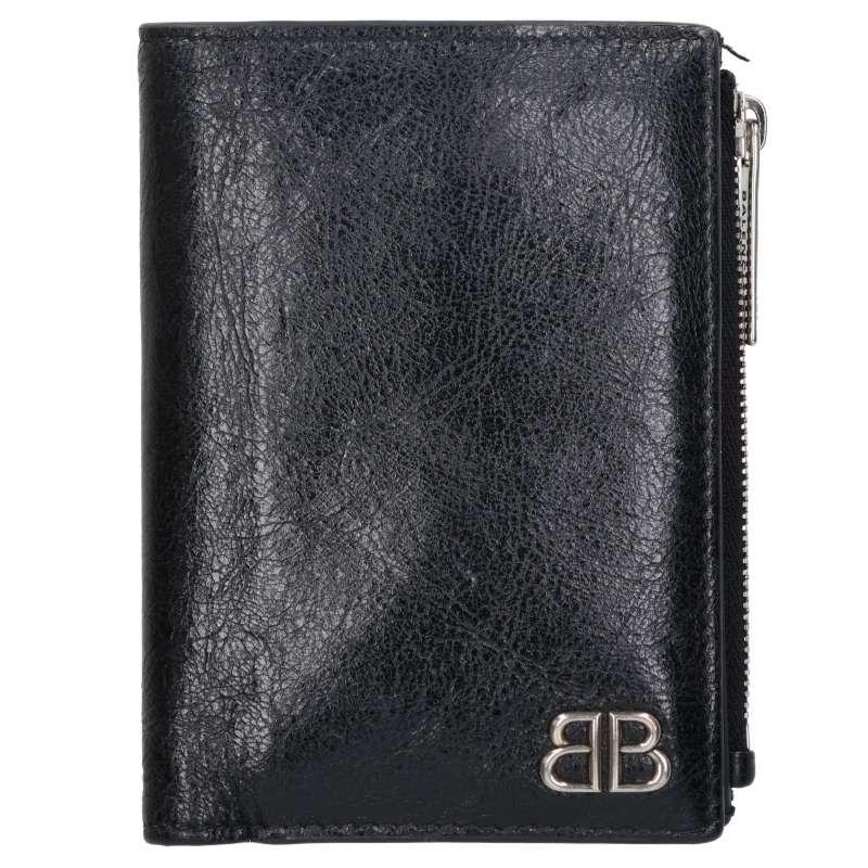 バレンシアガ  843075 モナコレザーコンパクト二つ折り財布 メンズ BALENCIAGA（バレンシアガ） 843075 モナコレザーコンパクト二つ折り