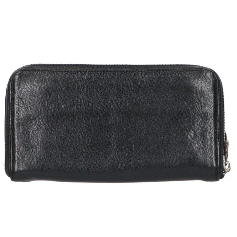 クロムハーツ REC F ZIP ラウンドジップ レザー ウォレット 財布 CHROME HEARTS（クロムハーツ） REC F ZIP PLANE ラウンドジップレザー