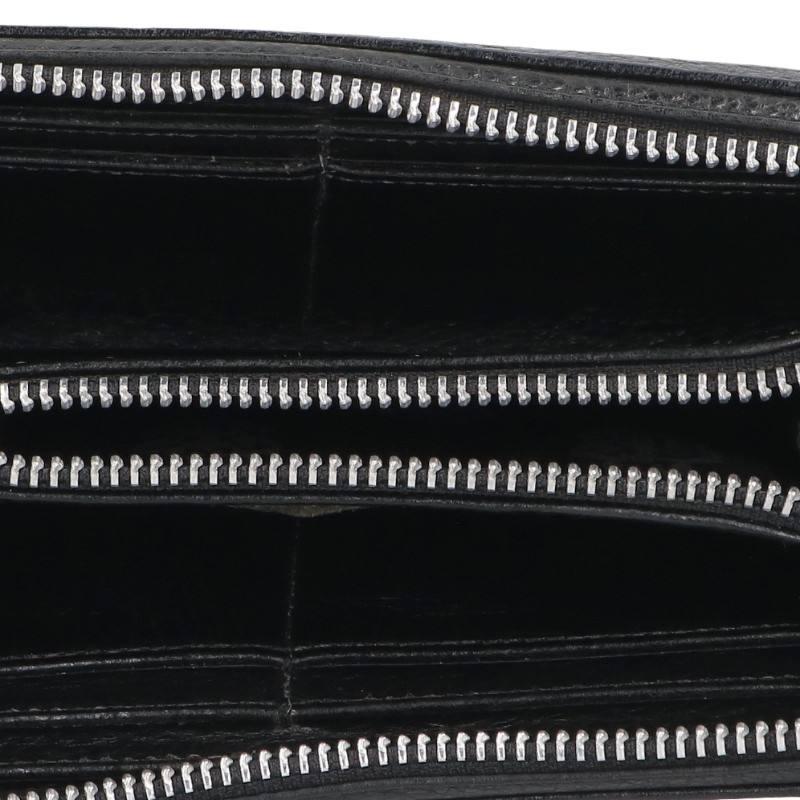 クロムハーツ REC F ZIP ラウンドジップ レザー ウォレット 財布 CHROME HEARTS（クロムハーツ） REC F ZIP PLANE ラウンドジップレザー