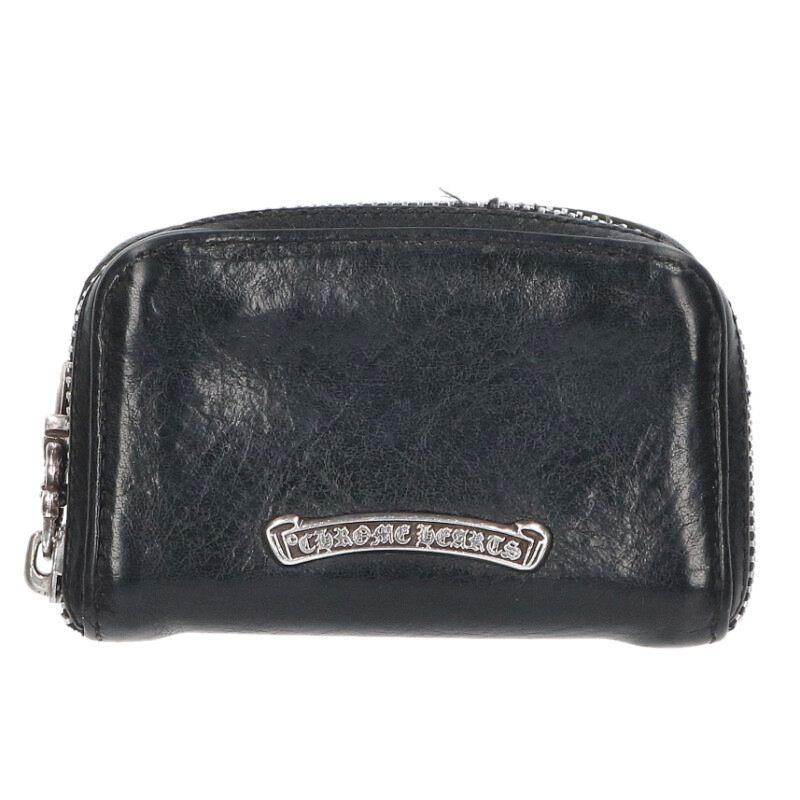 クロムハーツ   COIN CASE ケース ダガーラウンドジップレザーケース 中古 SS07 CHROME HEARTS（クロムハーツ） コインケース COIN CASE コインケース