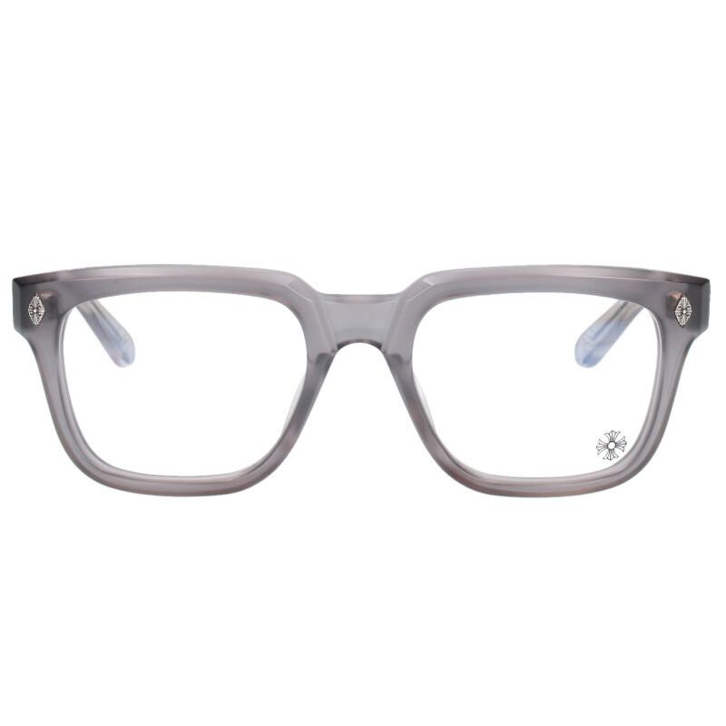 クロムハーツ サイズ:53□21-151  AMBIDIXTROUS CHプラステンプルスクエアフレーム眼鏡 中古 SS07 CHROME HEARTS（クロムハーツ） 眼鏡 サイズ:53□21-151 AMBIDIXTROUS