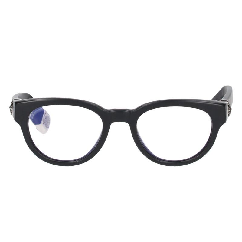 クロムハーツ サイズ:47□20-146  KAY GULLS CHプラステンプルウエリントン眼鏡 中古 OS06 CHROME HEARTS（クロムハーツ） 眼鏡 サイズ:47□20-146 KAY GULLS CH