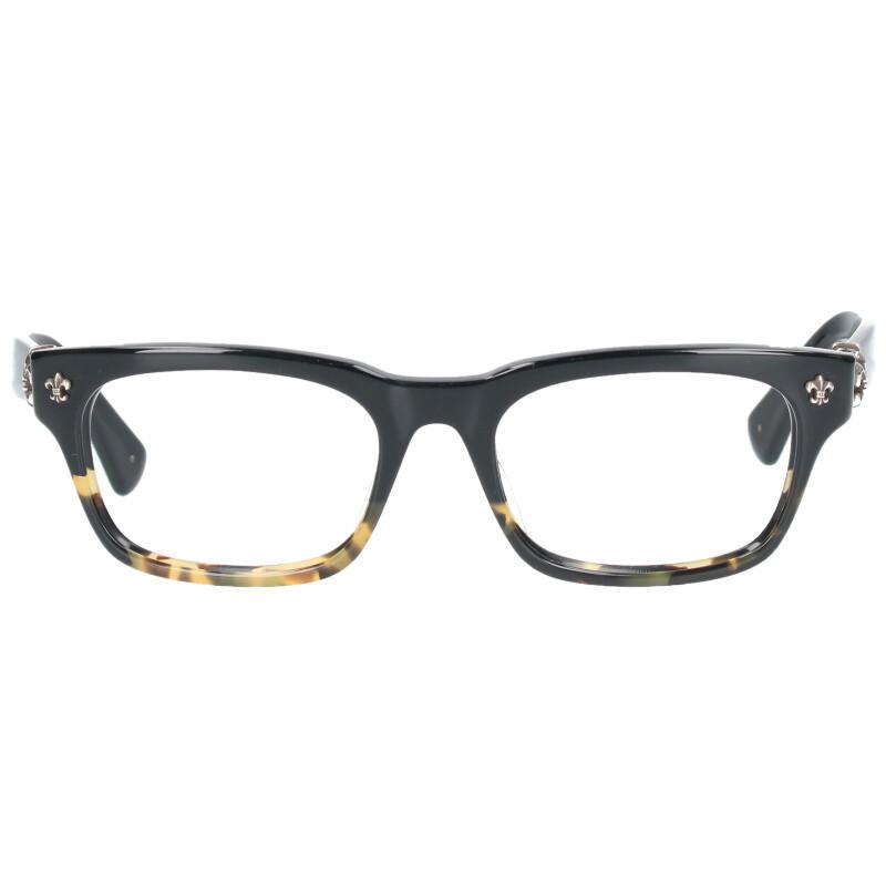 クロムハーツ サイズ:52□19 145  GITTIN ANY?-A BSフレアテンプルウェリントン眼鏡 中古 SS07 CHROME HEARTS（クロムハーツ） 眼鏡 サイズ:52□19 145 GITTIN ANY?-A